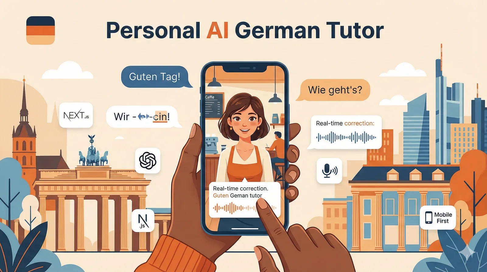 Personal AI German Tutor banner